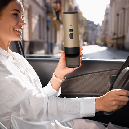 Portable Wireless Espresso Maker | 3-in-1, 7800mAh Battery | Car, Home & Camping Coffee - Hazli Collection
