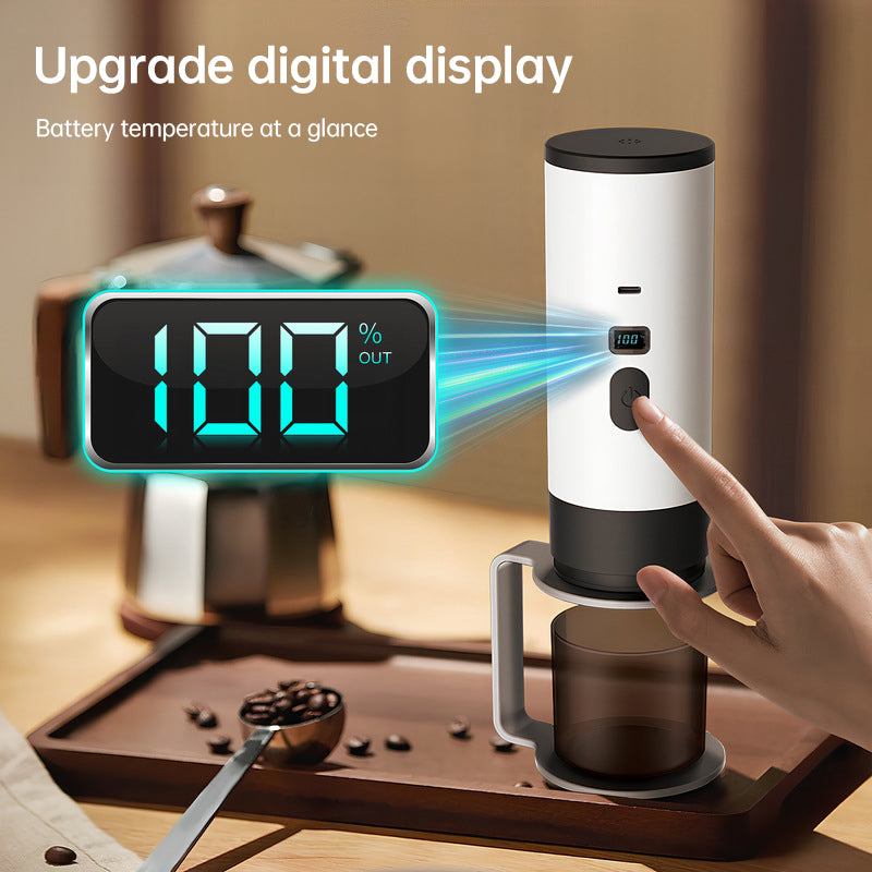 Portable Wireless Espresso Maker | 3-in-1, 7800mAh Battery | Car, Home & Camping Coffee - Hazli Collection