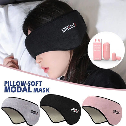Sleep Mask Blackout With Ear Muffs For Relaxing Sleep Earmuff Earphone Set Sleeping Blindfold Anti-noise Earmuff For Sleep