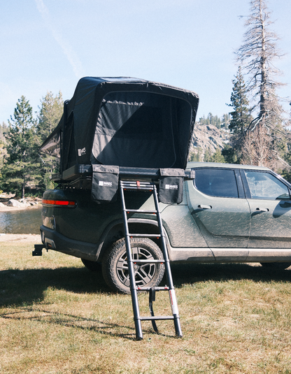 Mars Horizon Hard Shell Rooftop Tent with Ladder, Mattress & Insulation Liner
