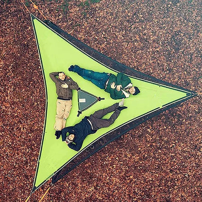 SkyFloat Portable Triangular Hammock 4Mx4Mx4M Multi Person - Hazli Collection 