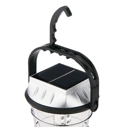 Solar Camping Light | Hand Crank + USB + Solar Charge | 1200mAh Rechargeable LED Lantern - Hazli Collection
