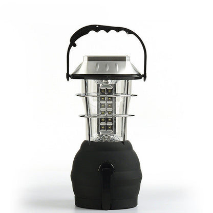 Solar Camping Light | Hand Crank + USB + Solar Charge | 1200mAh Rechargeable LED Lantern - Hazli Collection