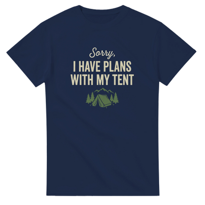 'Sorry I Have Plans' Camping T-Shirt | Funny Outdoor Tee for Men | Hazli Collection - Hazli Collection