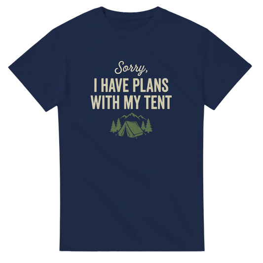 'Sorry I Have Plans' Camping T-Shirt | Funny Outdoor Tee for Men | Hazli Collection - Hazli Collection