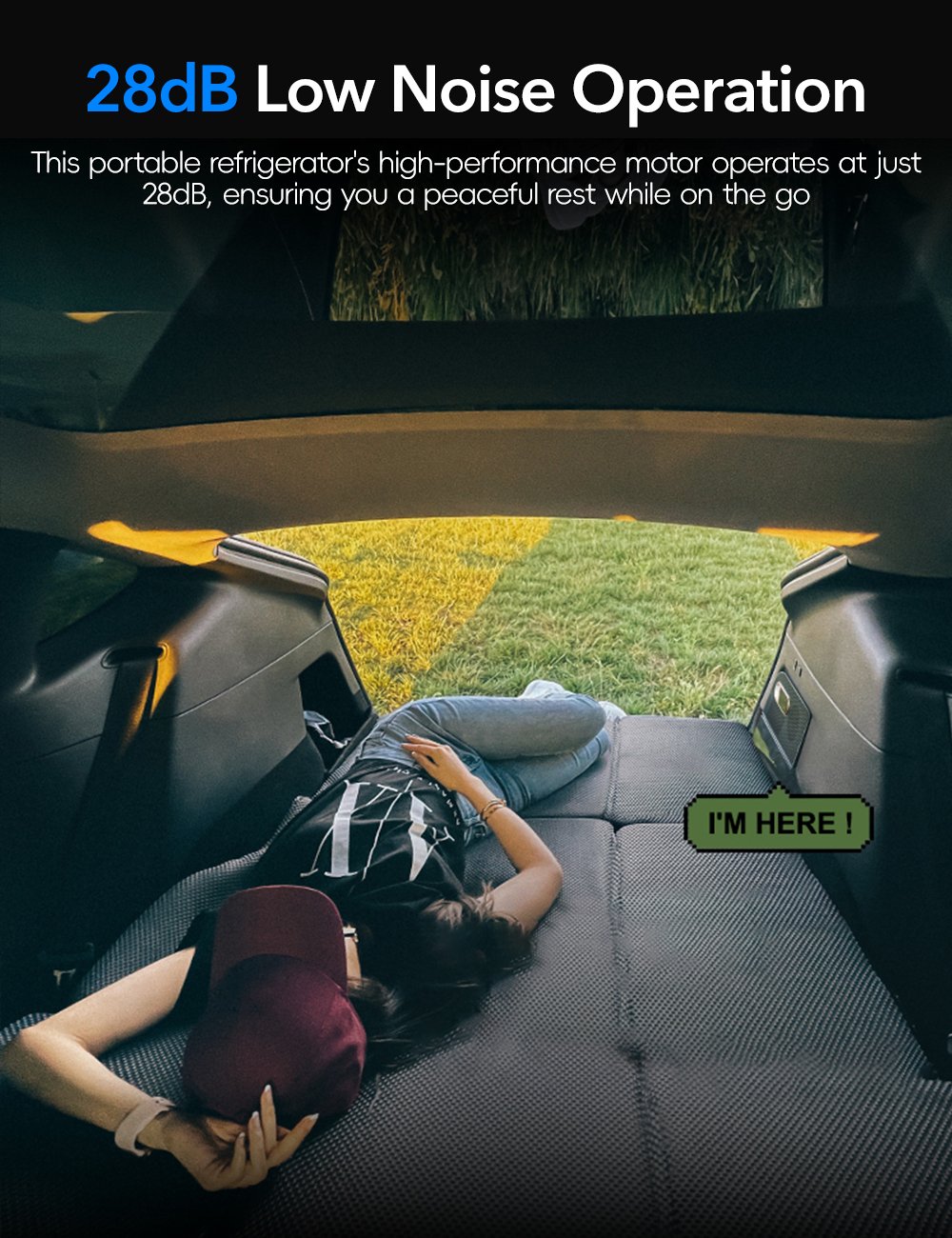 TESERY Rear Trunk Refrigerator for Tesla Model Y | On-Board Car Fridge | 5-Seater Fit - Hazli Collection