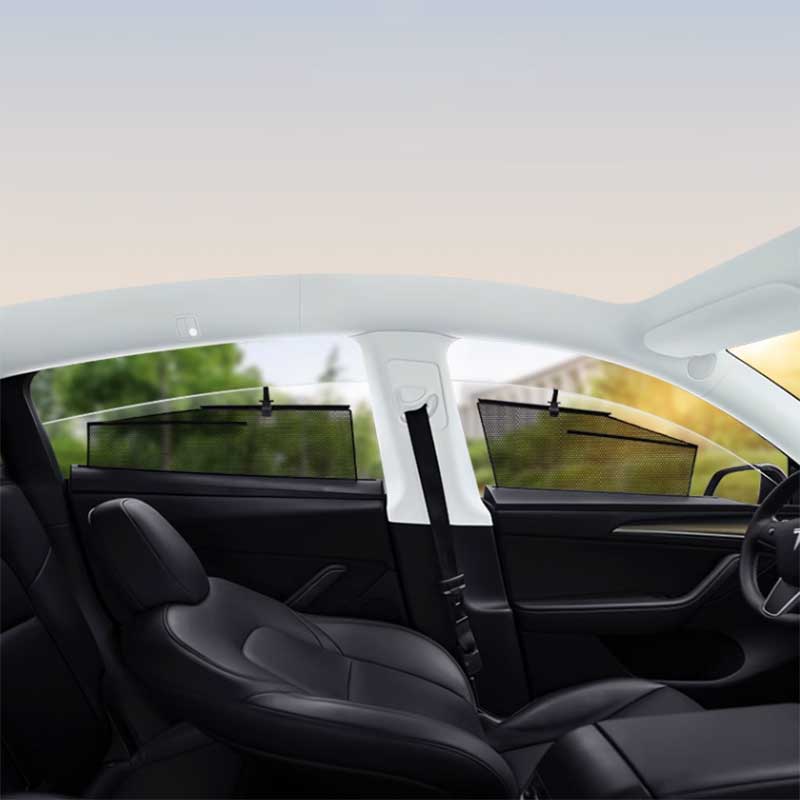 Tesla Model 3 Side Window Shade | Custom-Fit Sun & Privacy Shield | 2017-Present - Hazli Collection