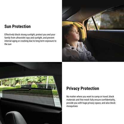 Tesla Model 3 Side Window Shade | Custom-Fit Sun & Privacy Shield | 2017-Present - Hazli Collection