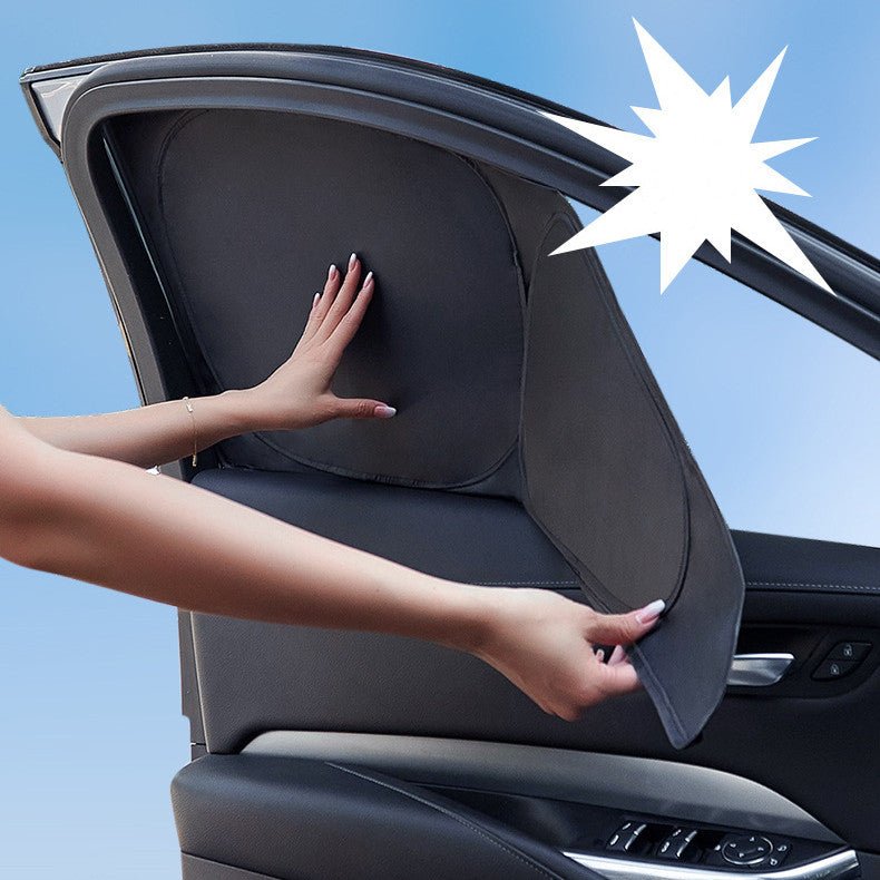 Tesla Model Y 8-Piece Window Shade Set | Full Coverage Sun & Privacy Kit | 2020-Present - Hazli Collection