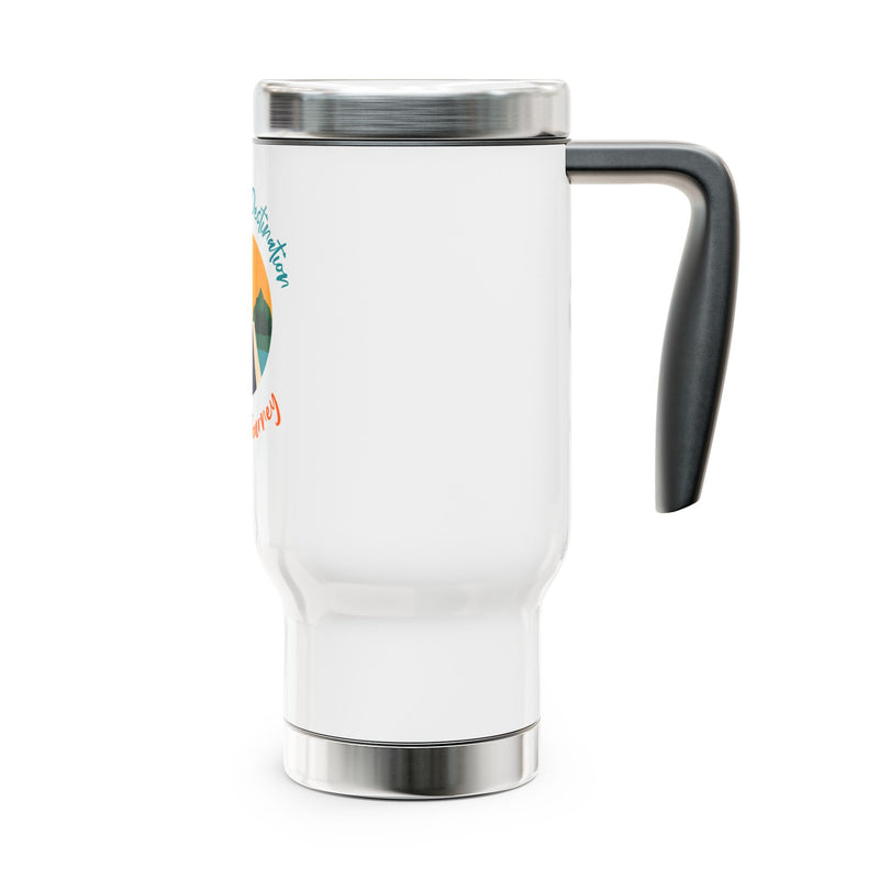 Travel Mug 14oz Stainless Steel | 'It's Not the Destination, It's the Journey' | Insulated - Hazli Collection