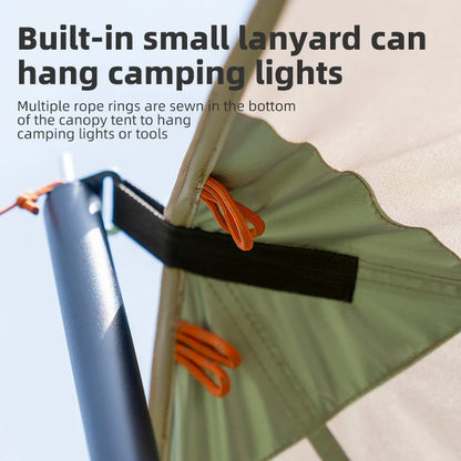 UPF 50+ Waterproof Canopy Tent | 18m² Sun Shelter for Beach & Camping - Hazli Collection