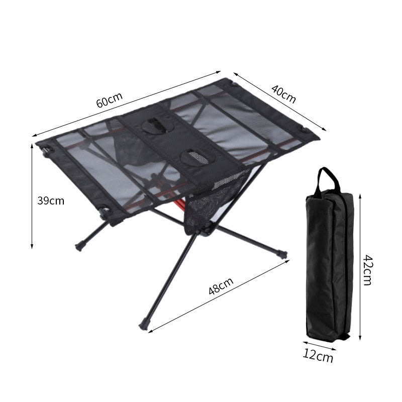Ultralight Folding Camping Table | Aluminum Alloy, Portable & Compact | BBQ & Outdoor - Hazli Collection