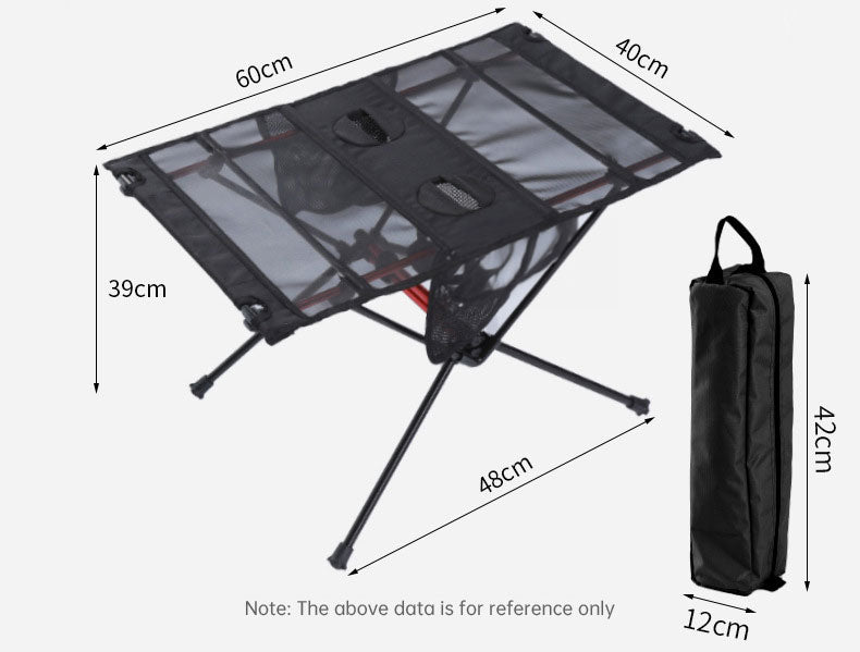 Ultralight Folding Camping Table | Aluminum Alloy, Portable & Compact | BBQ & Outdoor - Hazli Collection