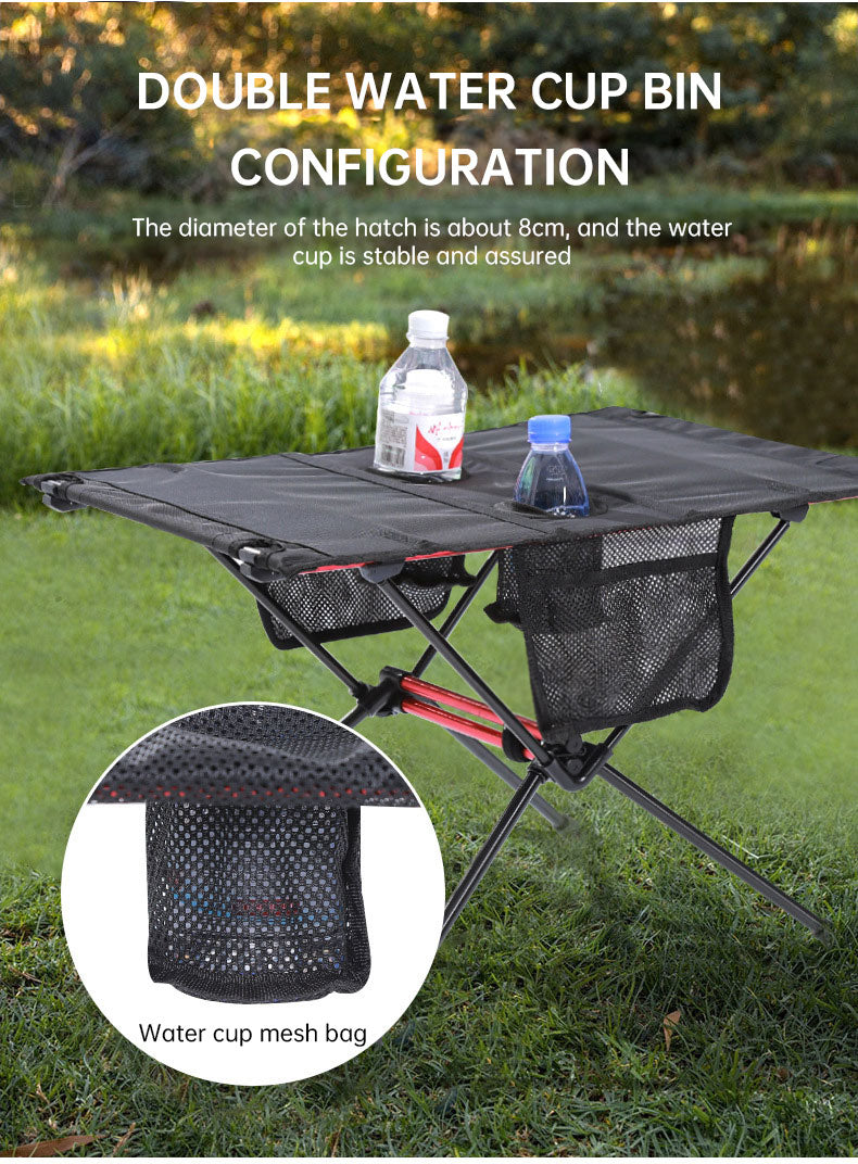 Ultralight Folding Camping Table | Aluminum Alloy, Portable & Compact | BBQ & Outdoor - Hazli Collection