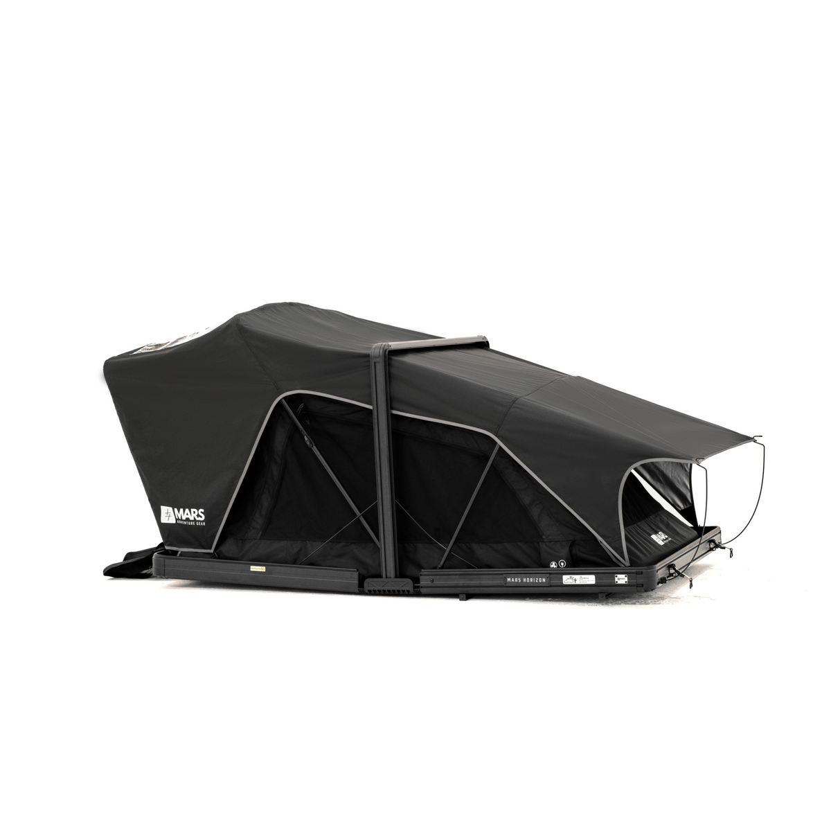 Mars Horizon Hard Shell Rooftop Tent with Ladder, Mattress & Insulation Liner