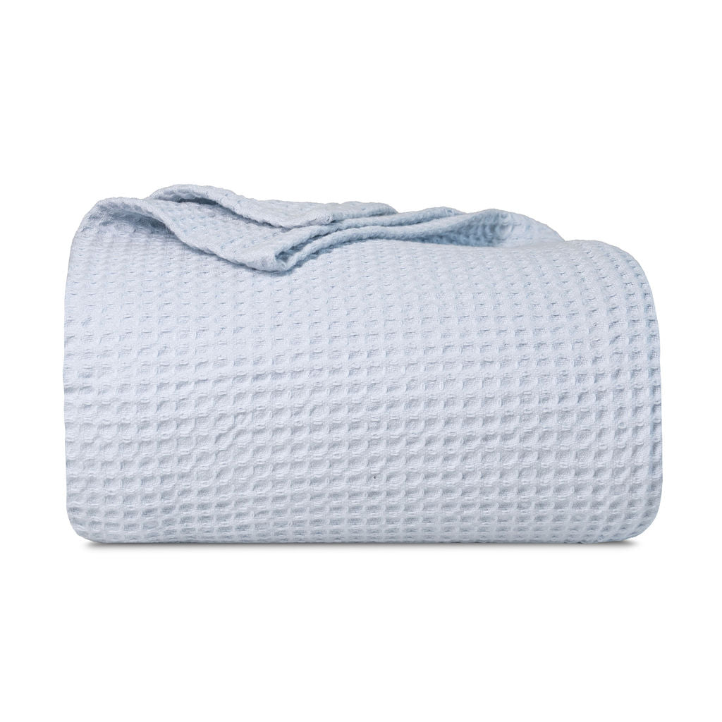 Waffle Weave Cotton Blanket | 100% Chemical-Free Cotton, All-Season | Breathable & Machine Washable - Hazli Collection