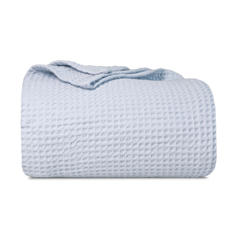 Waffle Weave Cotton Blanket | 100% Chemical-Free Cotton, All-Season | Breathable & Machine Washable - Hazli Collection