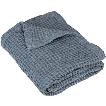 Waffle Weave Cotton Blanket | 100% Chemical-Free Cotton, All-Season | Breathable & Machine Washable - Hazli Collection