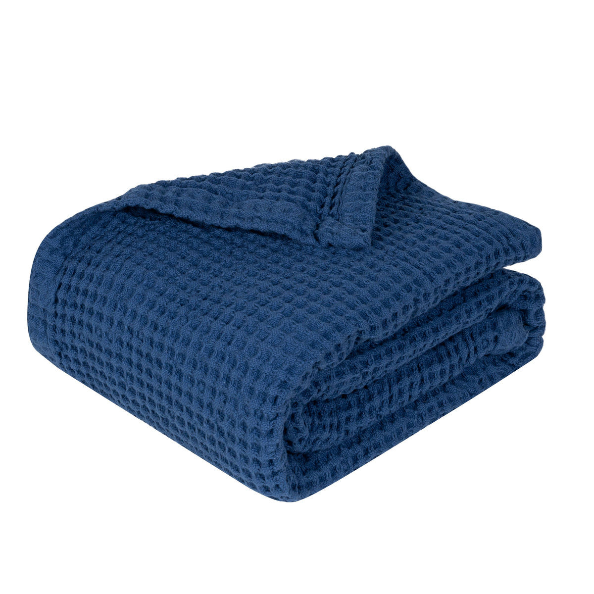 Waffle Weave Cotton Blanket | 100% Chemical-Free Cotton, All-Season | Breathable & Machine Washable - Hazli Collection
