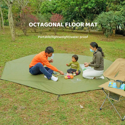 Waterproof Camping Ground Mat | Oversized Oxford Cloth, Moisture & Wear-Resistant | Picnic & Tent Footprint - Hazli Collection