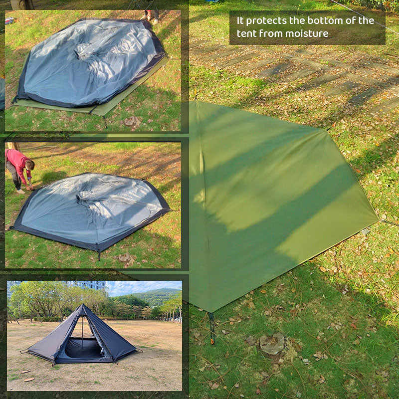 Waterproof Camping Ground Mat | Oversized Oxford Cloth, Moisture & Wear-Resistant | Picnic & Tent Footprint - Hazli Collection