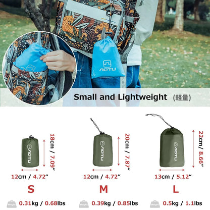 Waterproof Camping Tarp | 3000mm Rain Fly, Ground Cloth & Sunshade | Multi-Purpose Outdoor - Hazli Collection