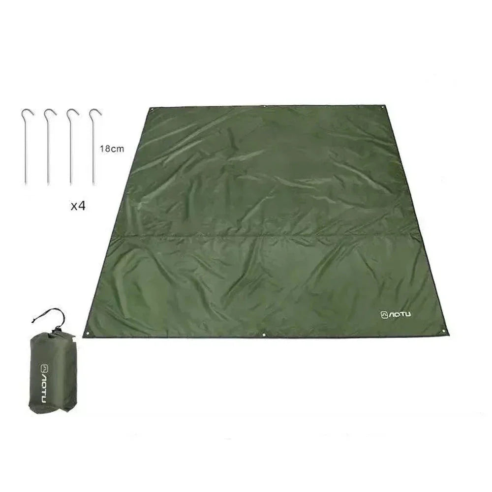 Waterproof Camping Tarp | 3000mm Rain Fly, Ground Cloth & Sunshade | Multi-Purpose Outdoor - Hazli Collection