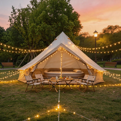 4-Season Oxford Bell Tent with Stove Jack, 9.8 ft or 13.1 ft