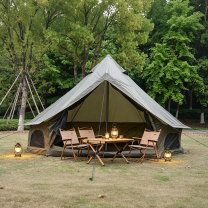 4-Season Oxford Bell Tent with Stove Jack, 9.8 ft or 13.1 ft