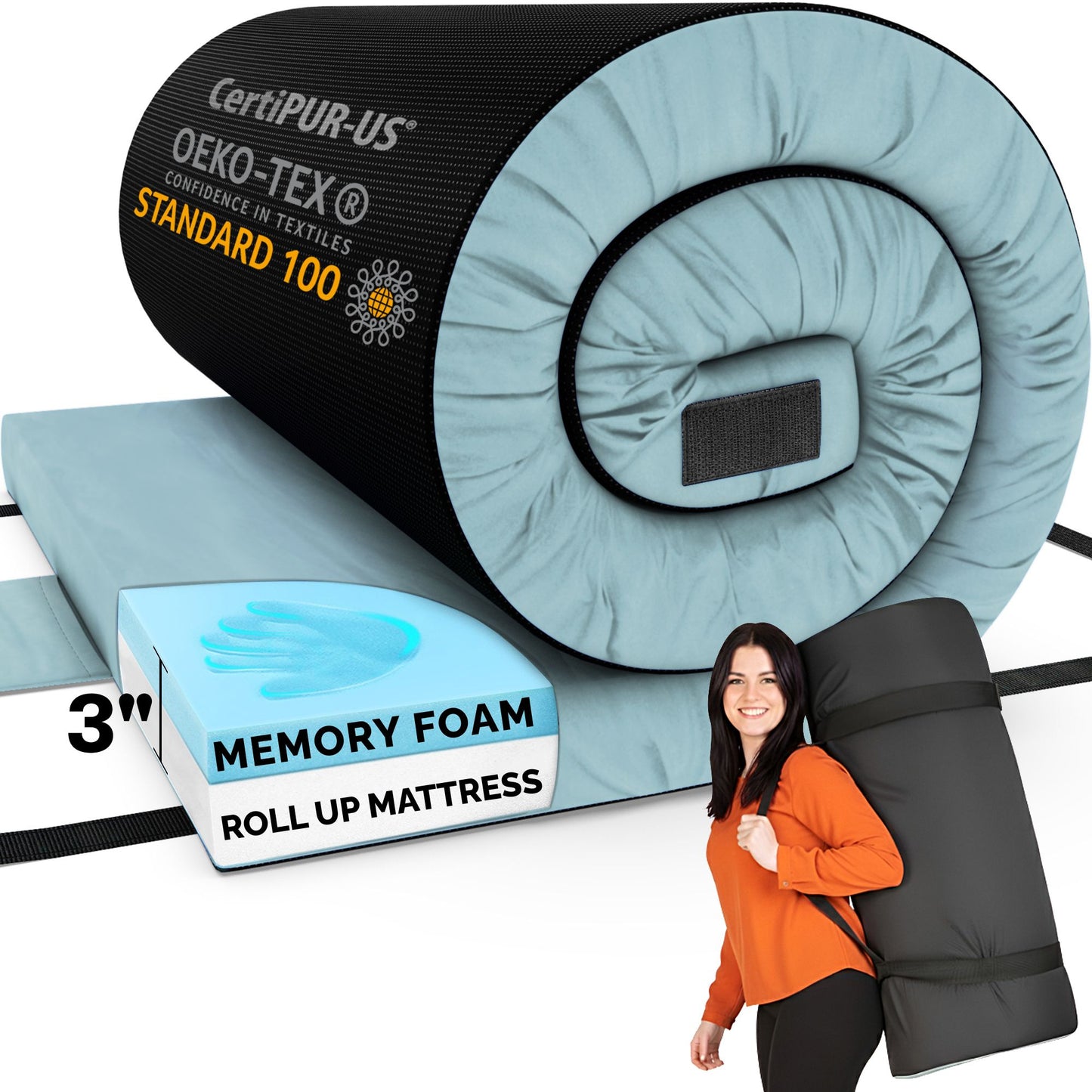 Matrix Air-Cell Memory Foam Camping Mattress
