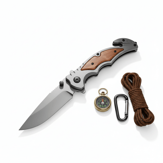Mini Tactical Folding pocket Knife | Survival Hunting & Camping Knife - Hazli Collection 