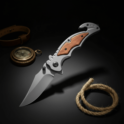 Mini Tactical Folding pocket Knife | Survival Hunting & Camping Knife - Hazli Collection 