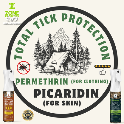 Realtree Insect Repellent + Permethrin Insecticide Bundle | Tick & Mosquito Protection - Hazli Collection 