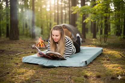 Home Bed Comfort with the Matrix Air-Cell Memory Foam Camping Mattress - Hazli Collection 