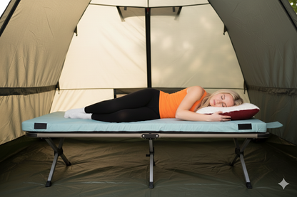 Home Bed Comfort with the Matrix Air-Cell Memory Foam Camping Mattress - Hazli Collection 