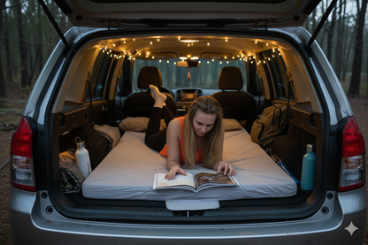 Home Bed Comfort with the Matrix Air-Cell Memory Foam Camping Mattress - Hazli Collection 