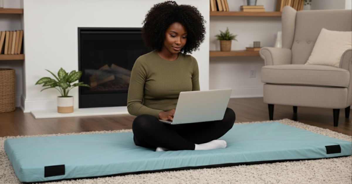 Home Bed Comfort with the Matrix Air-Cell Memory Foam Camping Mattress - Hazli Collection 