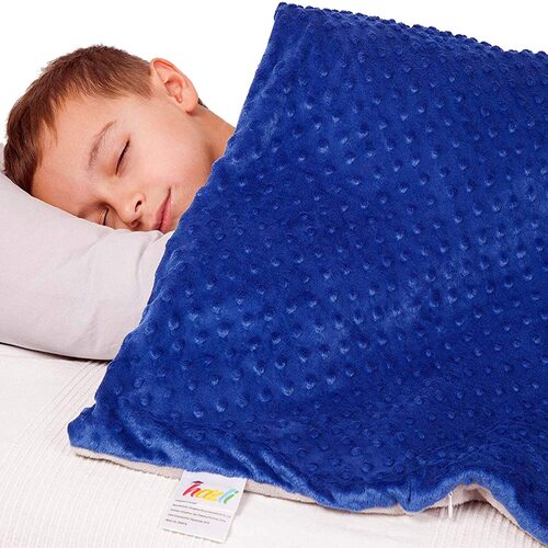 5 Lbs Weighted Blanket for Kids with Removable Cover - 36" x 48" - Hazli Collection 