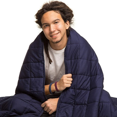 Supersoft 10 lbs Weighted Blanket for Kids and Teens - 48" x 72" Twin Size Sensory Weighted Blanket for a Child Between 90-110 lbs - Children Heavy Blanket - Kids Blankets - Hazli Collection 
