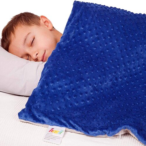 Super Soft 5 Lbs Weighted Blanket for Kids with Removable Cover - 36" x 48" Children Heavy Blanket for Boys Between 40-60 lbs - Kids Weighted Blankets - Hazli Collection 